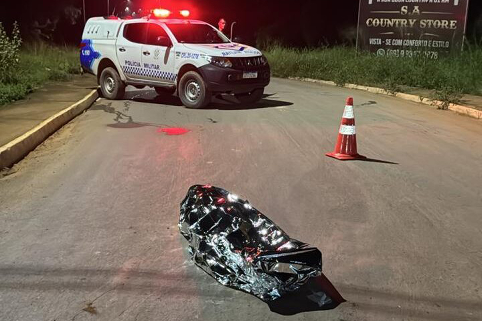 Motociclista morre após perder o controle da moto em curva