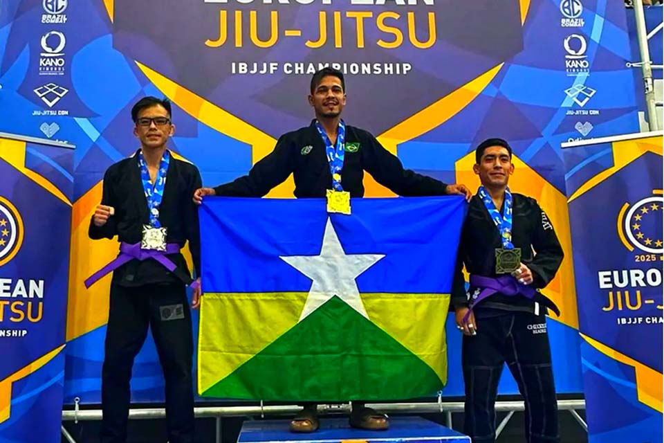 Policial Penal de Rondônia conquista medalha de ouro em campeonato Europeu de Jiu-Jitsu