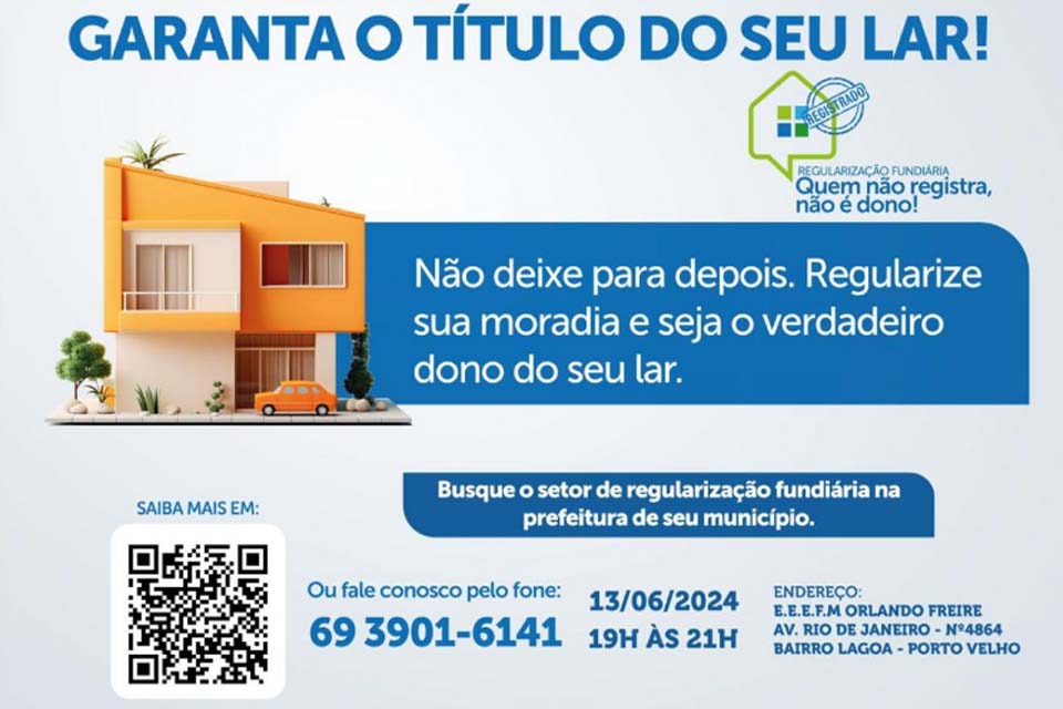 Comitê Interinstitucional lança campanha em Porto Velho