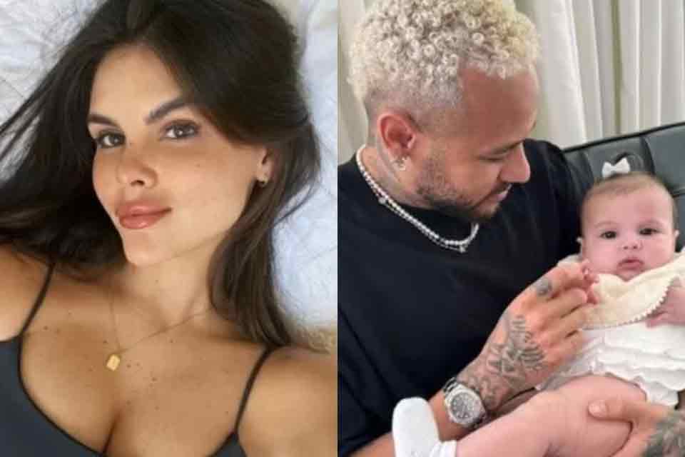 Amanda Kimberlly registra boletim de ocorrência por ataques à filha de Neymar