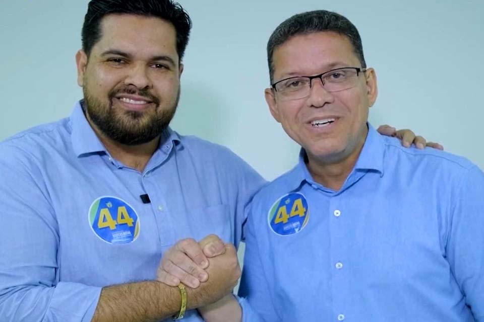 Deputado Jean Oliveira parabeniza o governador coronel Marcos Rocha pela reeleição