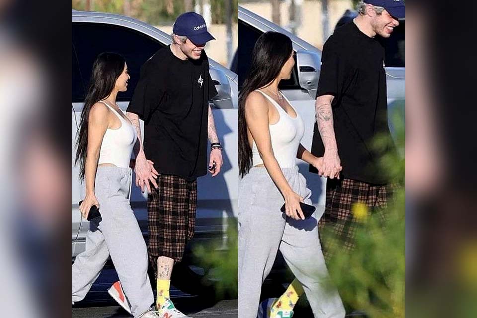 Kim Kardashian aparece de mãos dadas com Pete Davidson e confirma rumores de affair com humorista