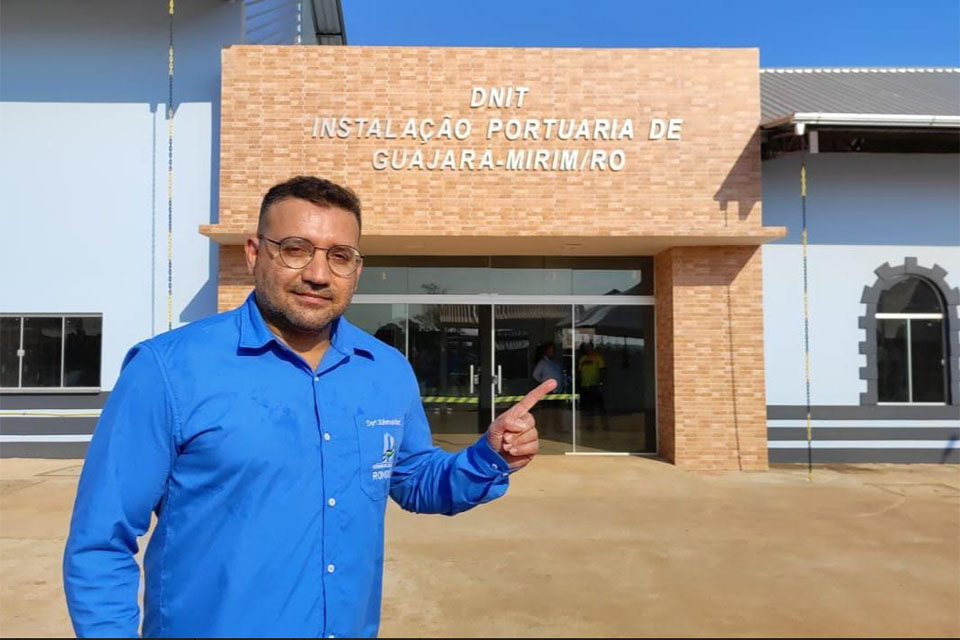 Deputado Ribeiro participa da entrega do Porto Fluvial em Guajará-Mirim