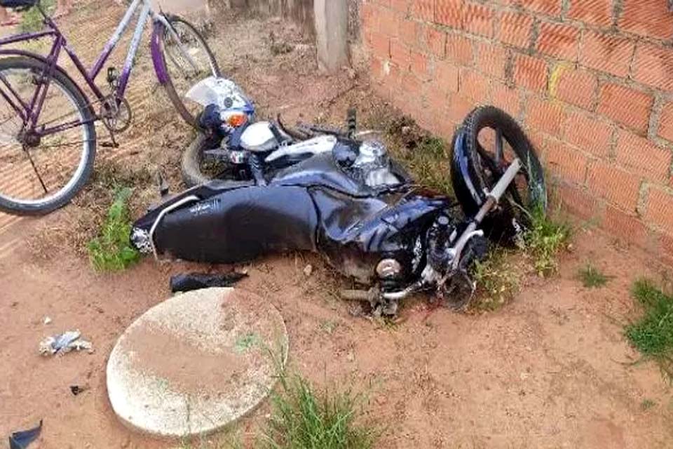 Motociclista é socorrido em estado gravíssimo após colidir com carro em Vilhena