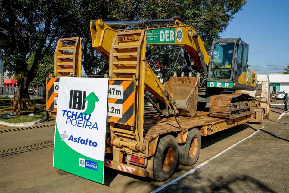 Município vai receber cinco quilômetros de ruas da zona urbana pavimentadas