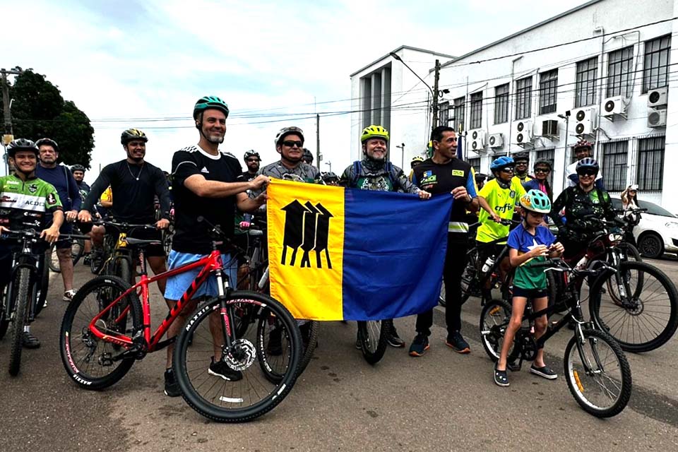 Prefeitura de Porto Velho promove passeio ciclístico em comemoração aos seus 110 anos de instalação