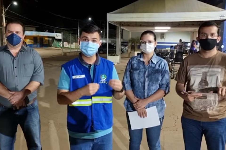 Prefeito e equipe fazem visita surpresa durante a madrugada ao HM para averiguar atendimentos