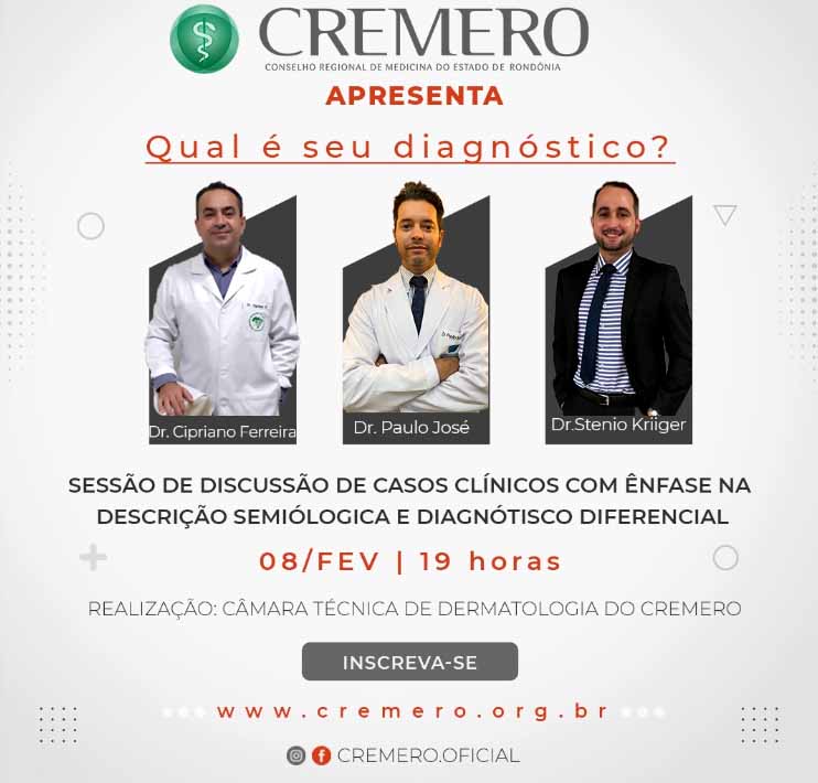 Câmara Técnica de Dermatologia do Cremero promove mesa redonda para discussão de casos clínicos