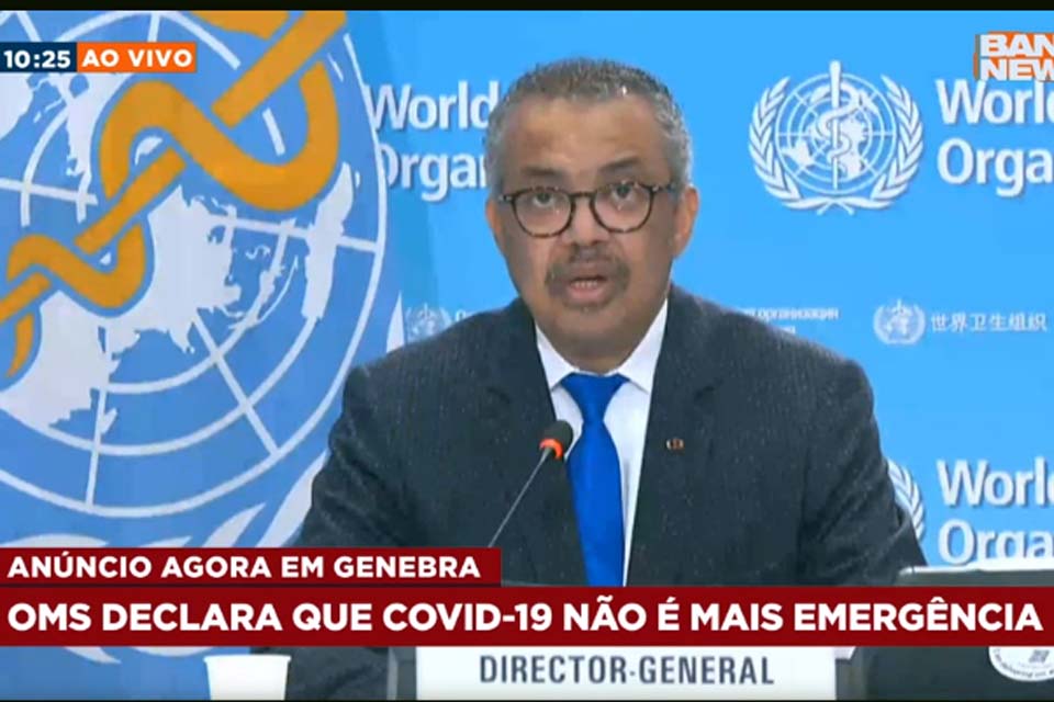 Organização Mundial da Saúde anuncia fim da pandemia de Covid-19 como emergência global