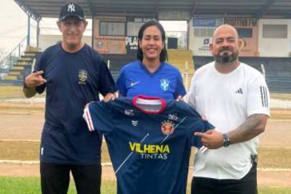 Viviane Andrade e Heroney Lima assumem Futebol Feminino do VEC