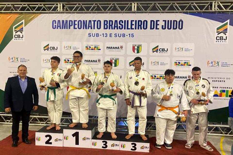 Judoca rondoniense é campeão brasileiro sub-15 e busca título Pan-Americano em Cuba