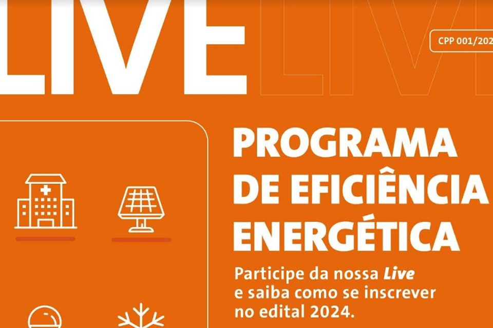 Energisa convida clientes para workshop de apresentação do edital da chamada pública de projetos de eficiência energética