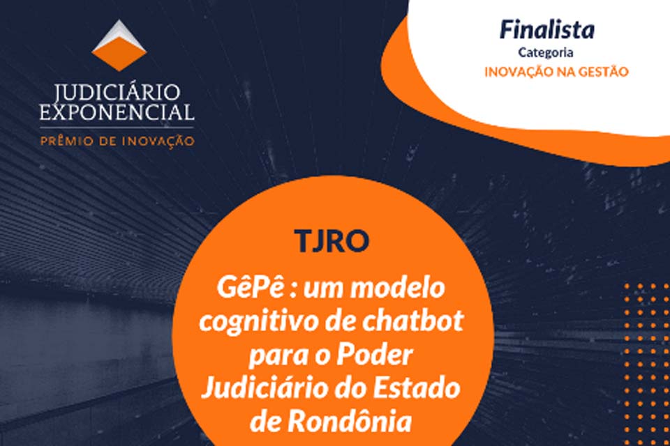 Projeto de inteligência artificial do TJRO é finalista de Prêmio Nacional de Inovação