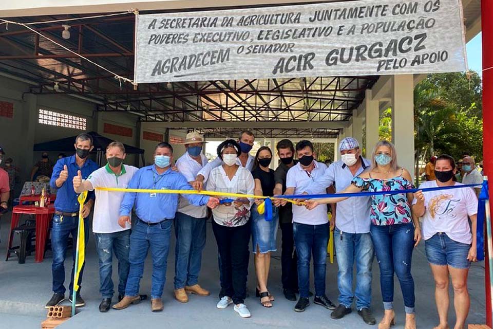 Com recursos destinados pelo Senador Acir Gurgacz, obras da Feira Municipal de Cabixi, são concluídas