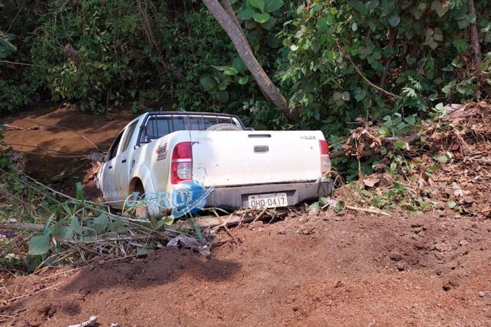 Caminhonete da Prefeitura de Machadinho Furtada é recuperada em Jaru