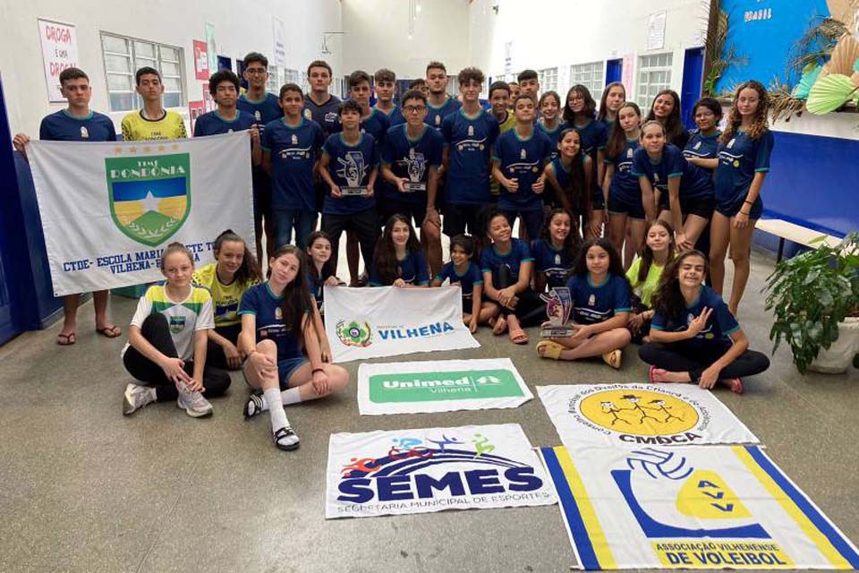 Equipes da Associação Vilhenense de Voleibol conquistam medalhas na Copa Craques do Vôlei em Mato Grosso