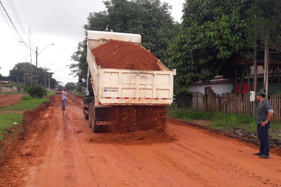 Distrito Nova Califórnia terá nove quilômetros de pavimentação