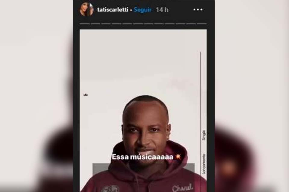 Affair de Thiaguinho posta música dele na web e reforça romance com o cantor