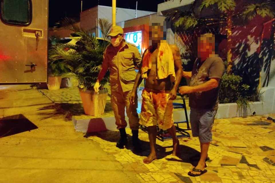 Homem é baleado na frente da empresa onde trabalha, em Ji-Paraná