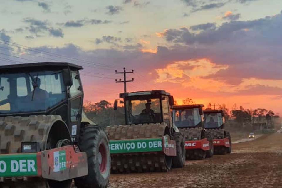 DER avança nos serviços de reabilitação da rodovia 460 em Buritis