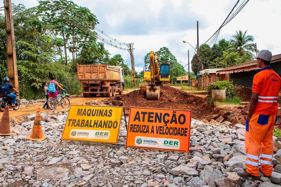 No próximo verão, DER asfalta rota portuária de Porto Velho