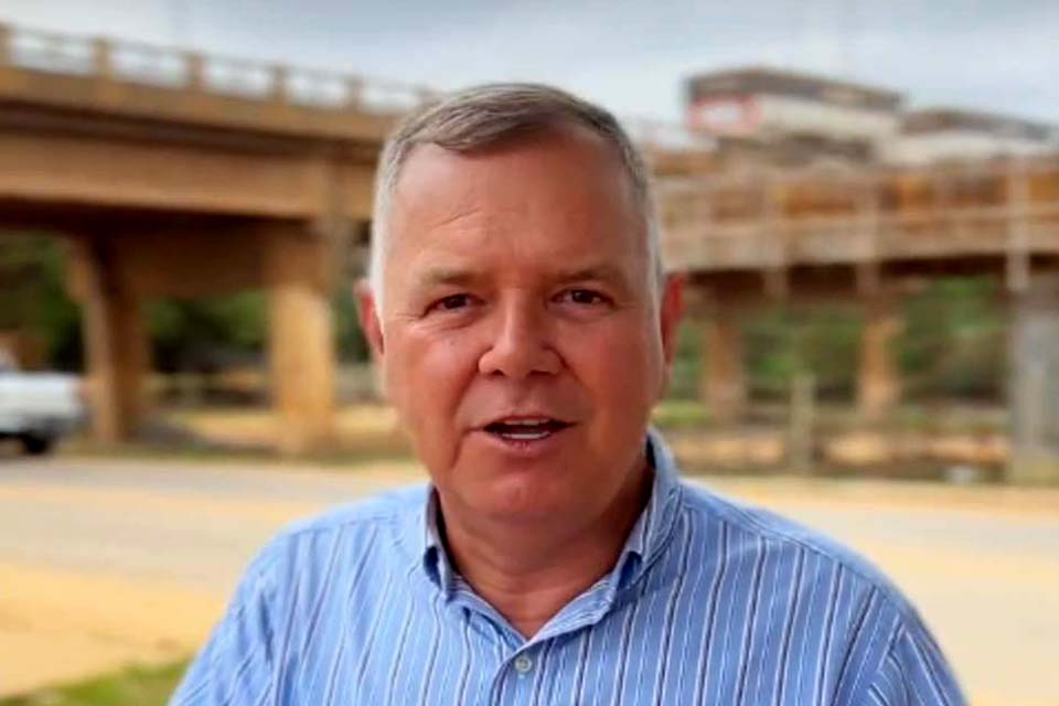 Ponte sobre o Rio Jaru entra na reta final: deputado Lúcio Mosquini celebra avanço da obra