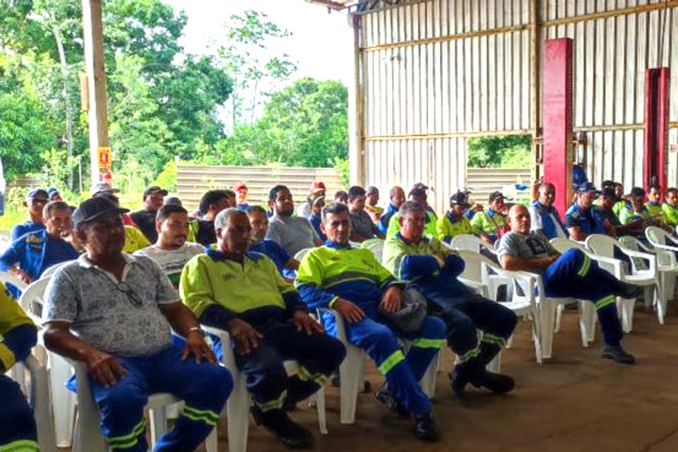 Prefeitura de Jaru realiza treinamento sobre práticas de segurança do trabalho para servidores da Seminsp