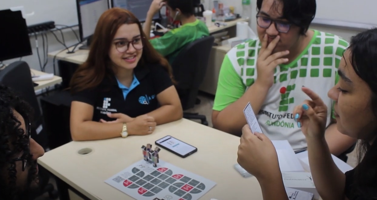 Acadêmicos do Campus Porto Velho Calama aprovam artigo de serious games em evento de computação em Santa Catarina