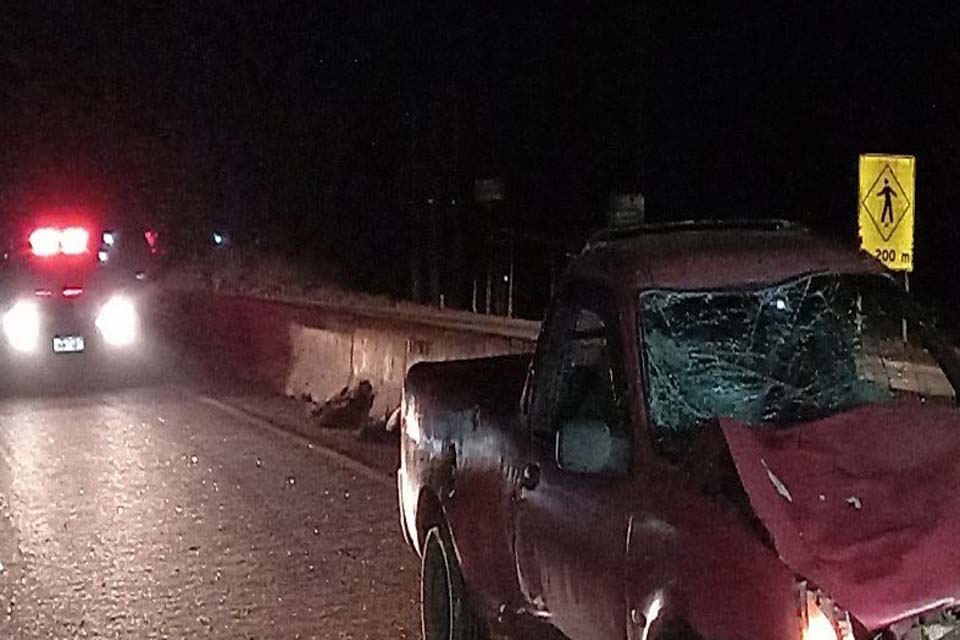 Mulher morre atropelada tentando atravessar a BR-364 em Porto Velho