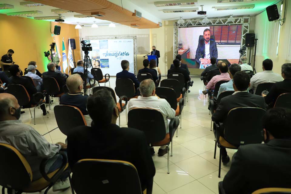 Prefeito Hildon Chaves participa de lançamento do Instituto Amazônia +21 que tem apoio da Prefeitura de Porto Velho