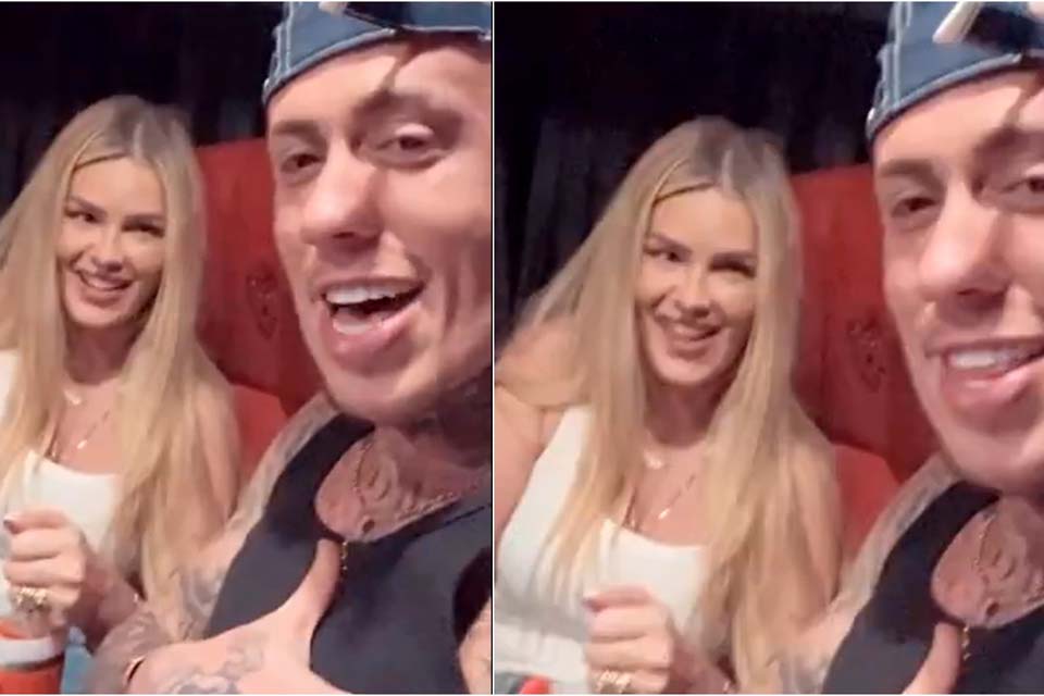 MC Daniel e Yasmin Brunet surgem juntinhos após modelo fraturar a costela: 'Está bem cuidada'