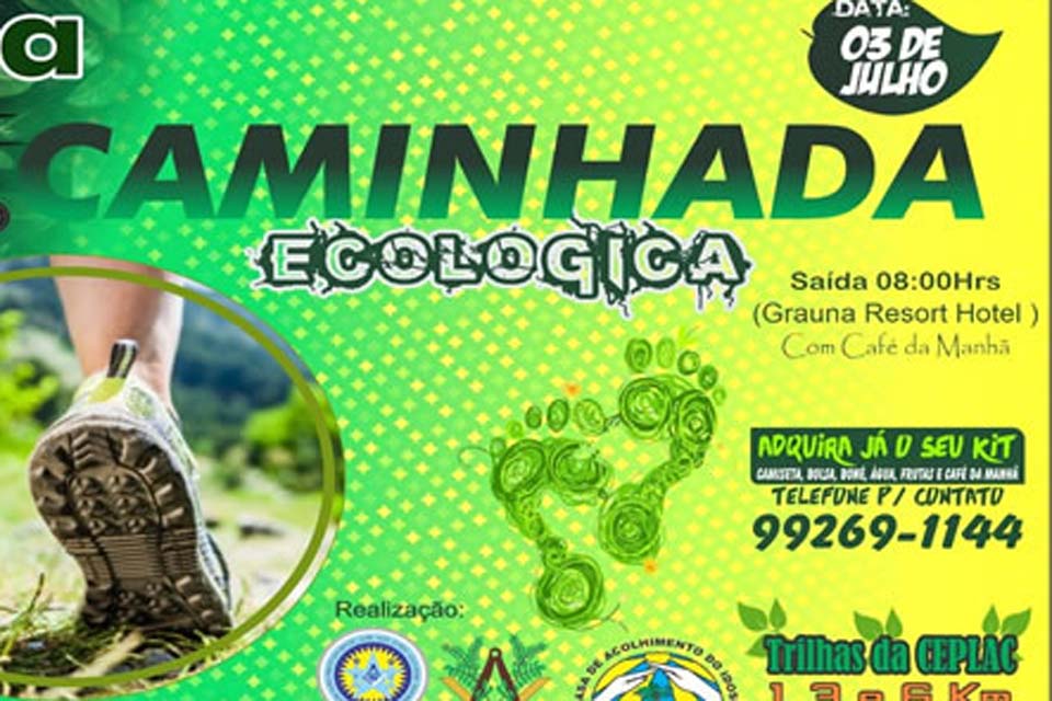 7ª Caminhada Ecológica acontece no dia 3 de julho na Estância Turística 