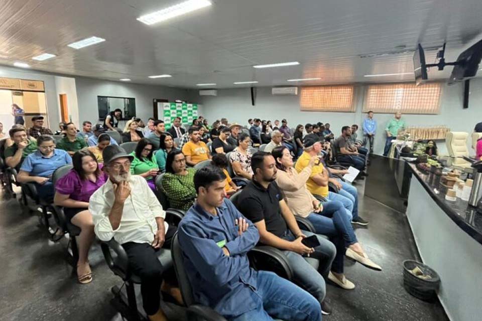 Emater Rondônia e produtores de café da Zona da Mata recebem homenagem da Câmara Municipal