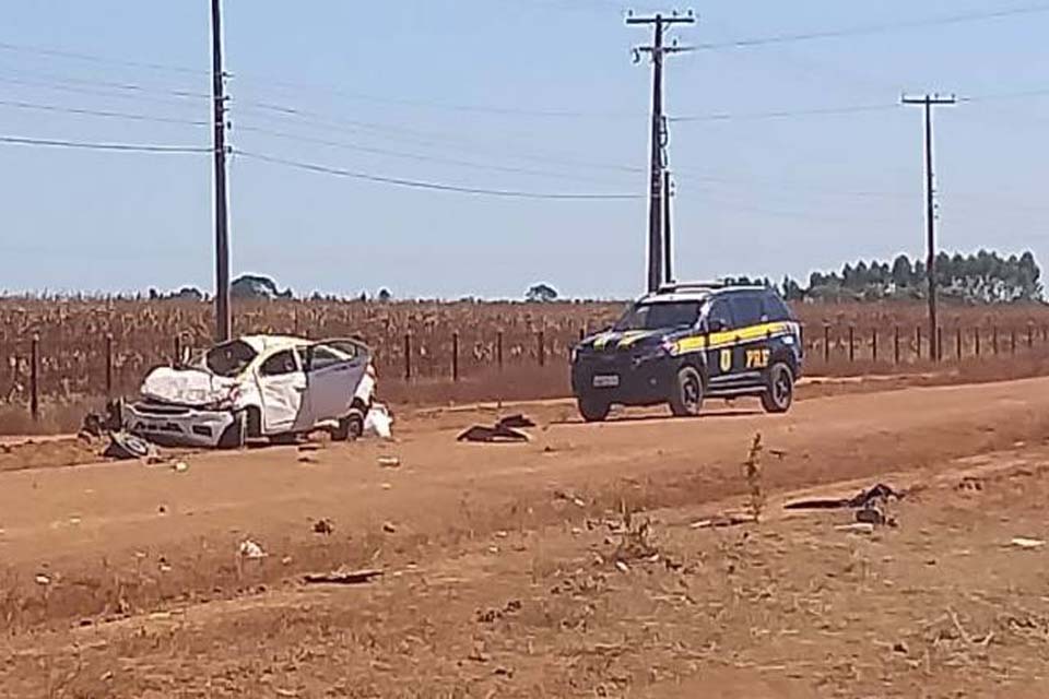 Homem que roubou taxi em Mato Grosso capota entrando em Vilhena e morre