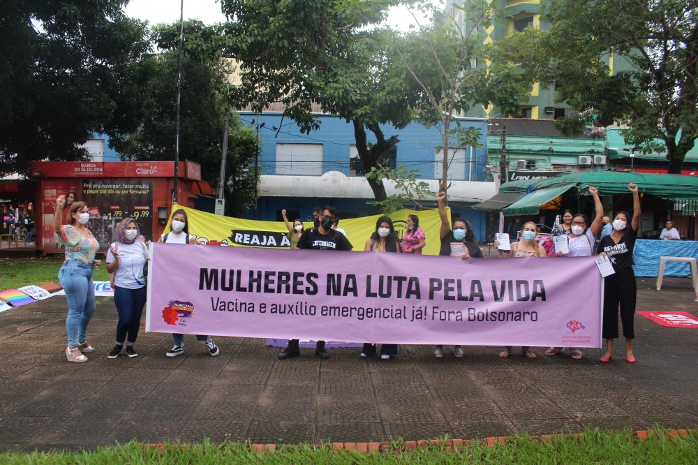 SINTERO denuncia aumento da violência contra as mulheres em Rondônia durante ato público no dia 08 de março