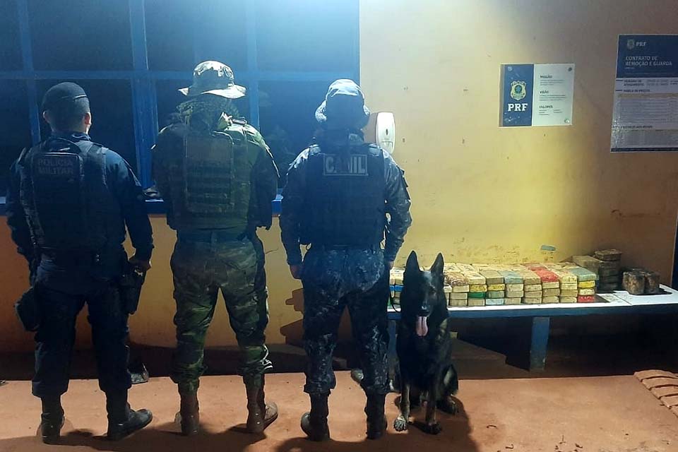 PM apreende mais de 116kg de pasta base de cocaína durante Operação Hórus