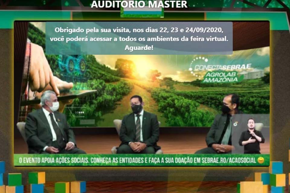 Mesmo on line, abertura oficial da Agrolab Amazônia é bastante prestigiada