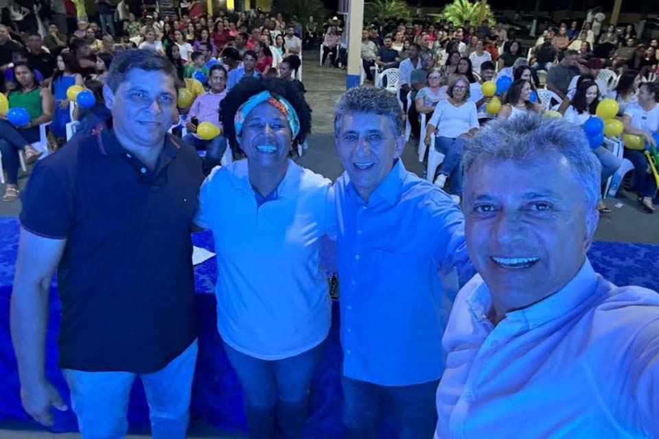 Silvia Cristina prestigia lançamento da pré-candidatura de Zé Carlos do Morumbi a prefeito de Presidente Médici