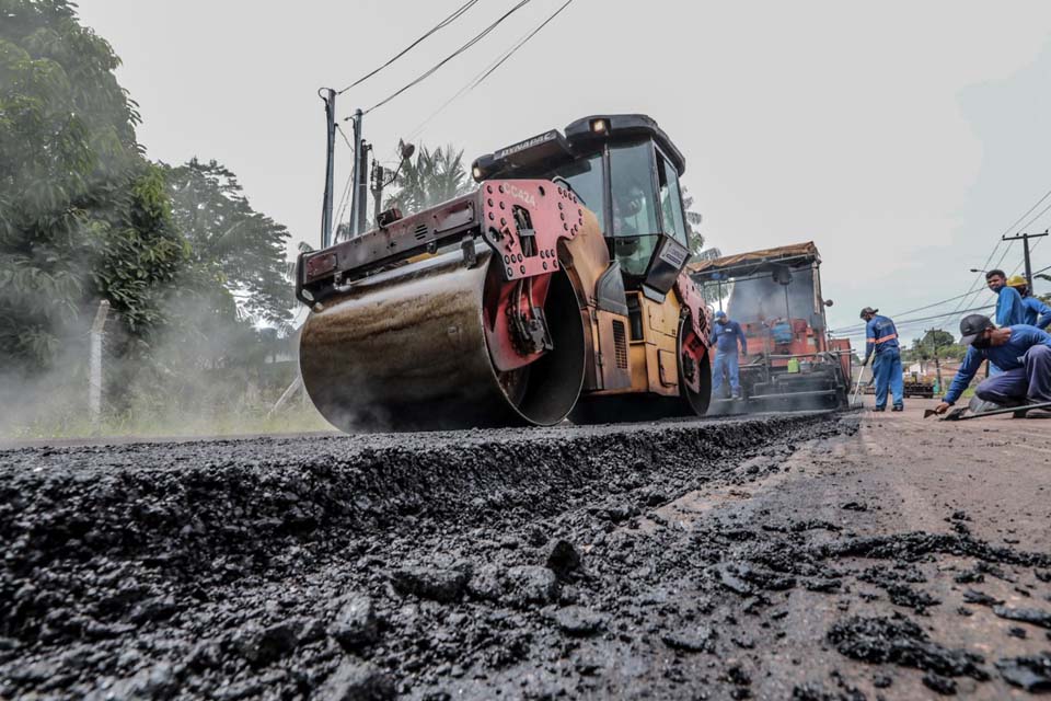 Com mais dias sem chuva, obras de infraestrutura são aceleradas em Porto Velho