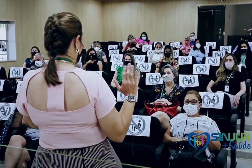 SINJUR realiza primeira rodada do ciclo de palestras sobre saúde da mulher; também foi abordado sobre o calendário vacinal de adultos e idosos