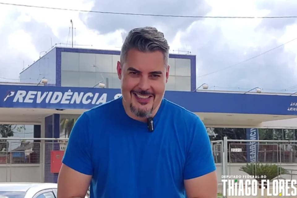 Thiago Flores anuncia ação em prol da previdência social da população de Ariquemes neste final de semana