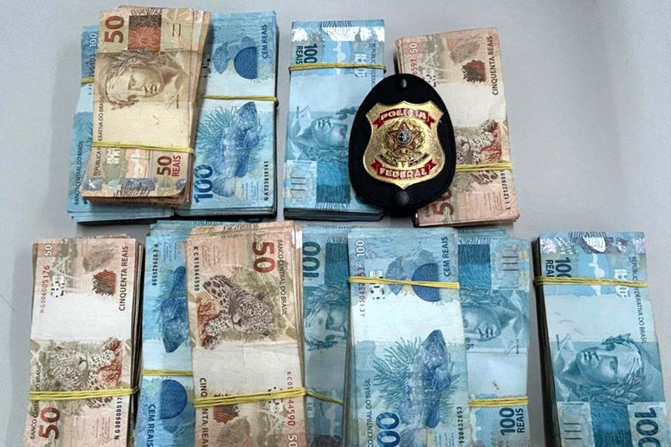 PF apreende R$ 100 mil durante ação contra crimes eleitorais em Porto velho