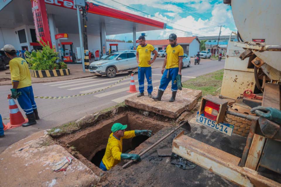 Prefeitura de Porto Velho vai instalar grades nas bocas de lobo para evitar entupimento do sistema de drenagem