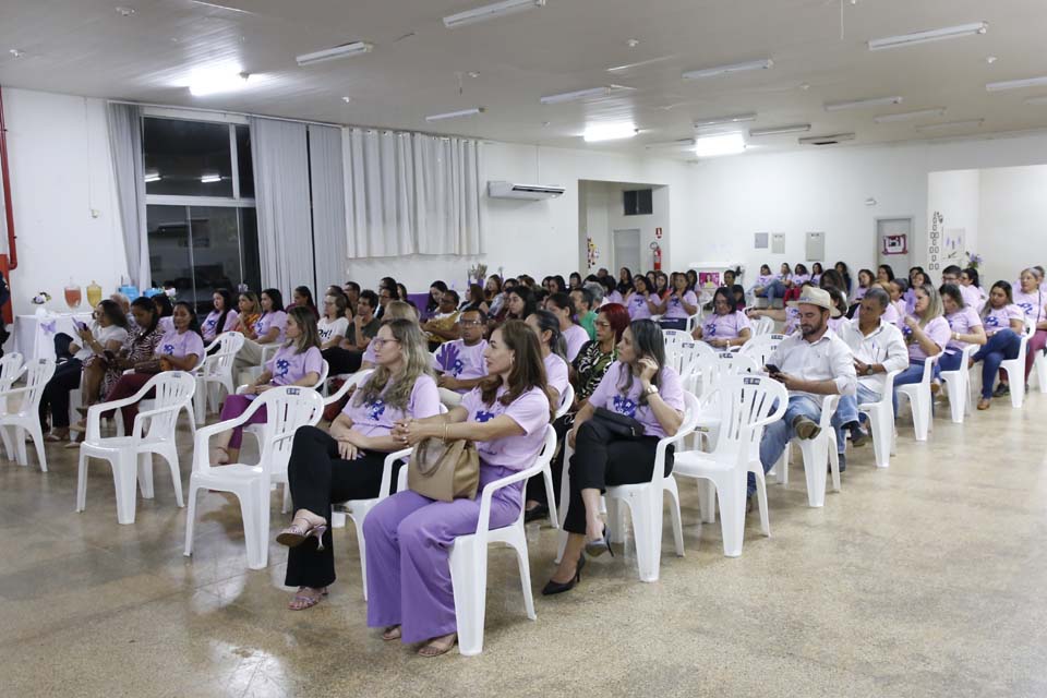 Em referência ao Agosto Lilás, Creas de Vilhena promove palestras sobre o fim da violência contra mulher