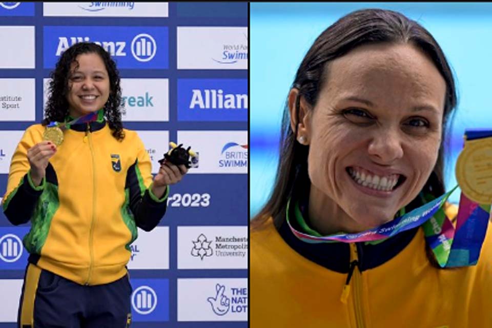 Mundial de natação: Carol Santiago e Cecília Araújo conquistam ouro