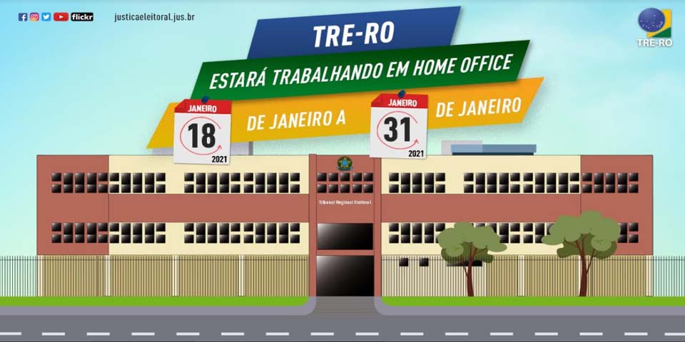 TRE-RO permanece em home office durante o período de isolamento social restritivo