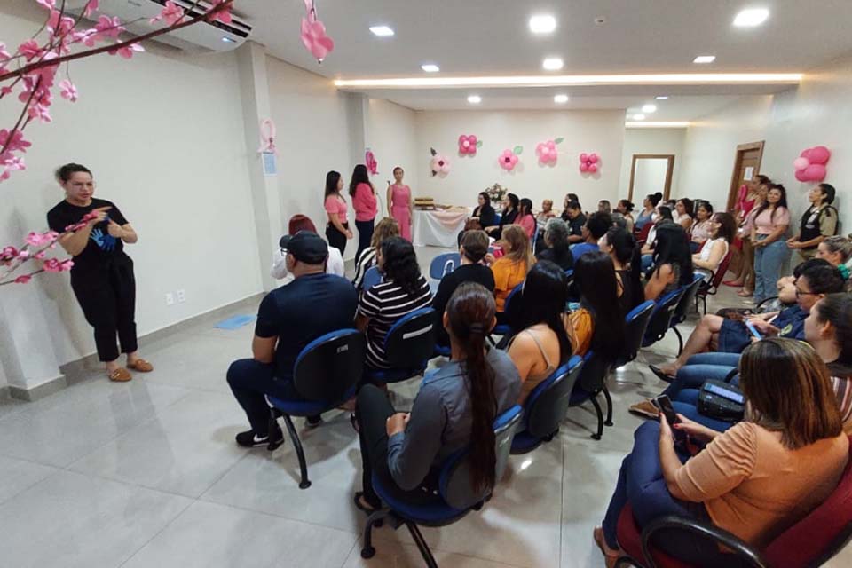 Evento de educação e autocuidado abre a programação do Outubro Rosa na Semusa de Porto Velho