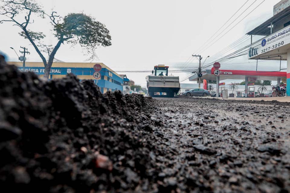 Prefeitura de Porto Velho fará o asfaltamento da avenida Calama assim que cessarem as chuvas