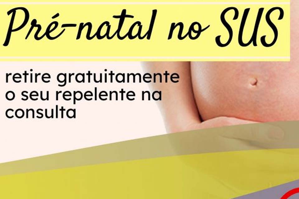 Semsau realiza distribuição de repelente para as gestantes que fazem pré-natal no SUS