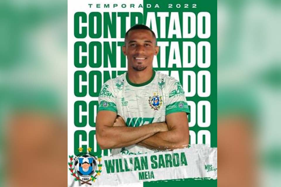 União Cacoalense acerta com o meia Willian Saroa